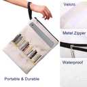 Book CoversBook Sleeve with Zipper, Book Lover Gifts, Not B Book, 9 X 11 Inch (Large)