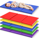 Folding Rainbow Rest Mats, Classroom Furniture, Assorted, 5-Piece 47.5" x 1" x 24"