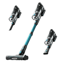 Klarpul Cordless Vacuum Cleaner, 650W 55KPA 70Mins Runtime Fast Charging Vacuum Cleaner, Self-Standing LED Light Touch Screen Stick Vacuum for Home Light Weight,for Pet Hair/Carpet/Floor, Cyan