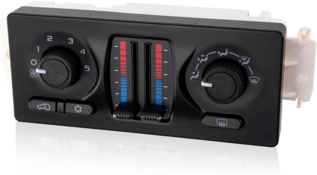 599-210XD AC Climate Control Panel Compatible With 2002-2009 Chevy GMC Buick Cadillac Isuzu Saab, Fir for Silverado Avalanche Suburban Tahoe Trallblazer Sierra Envoy Yukon 9-7X
