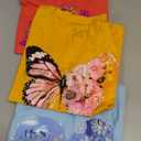 The Children's Place Girls Unicorns,Butterfly Short Sleeve Graphic T-Shirts,3 Pack, Small