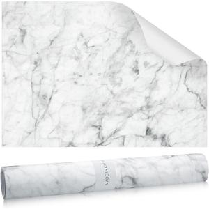 Geosar 10 Sheets Drawer Liners for Dresser Scented Drawer Liners Drawer Paper Liner Non Adhesive Scented Liners for Drawers Fragrant Drawer Liners for Home Shelf Closet(Marble)