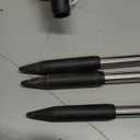 4 Pcs Solar Christmas Tree Pink, Outdoor Christmas Decorations, 80 LED Waterproof Solar Christmas Lights, Multicolor Xmas Tree Lights for Outside Holiday Pathway Yard Garden Patio Cemetery Decor