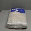 MIULEE Linen Pinch Pleated 100% Blackout Curtains for Bedroom 94 Inch Long 2 Panels Set - Back Tab Track Cream Black Out Curtain for Living Room Darkening Triple Pleat Drapes with Hooks, Natural