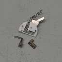 Blooy - A10/S60 Right Angle Bias Binder Set for 1-Needle Lockstitch Sewing Machine Accessories Overlock Binding of Curve Edge Folder (20mm)