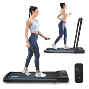 REDLIRO Under Desk Treadmill 2 in 1 Walking Pad, Portable, Folding, Electric, Motorized, Walking and Jogging Machine with Remote Control for Home and Office Workout
