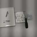 Juexica 8 Pairs False Cabinet Front Clip False Drawer Front Clips Sink Tip out Snap with Screws and Screwdrivers for Hardware Replacements(White) (Clear)