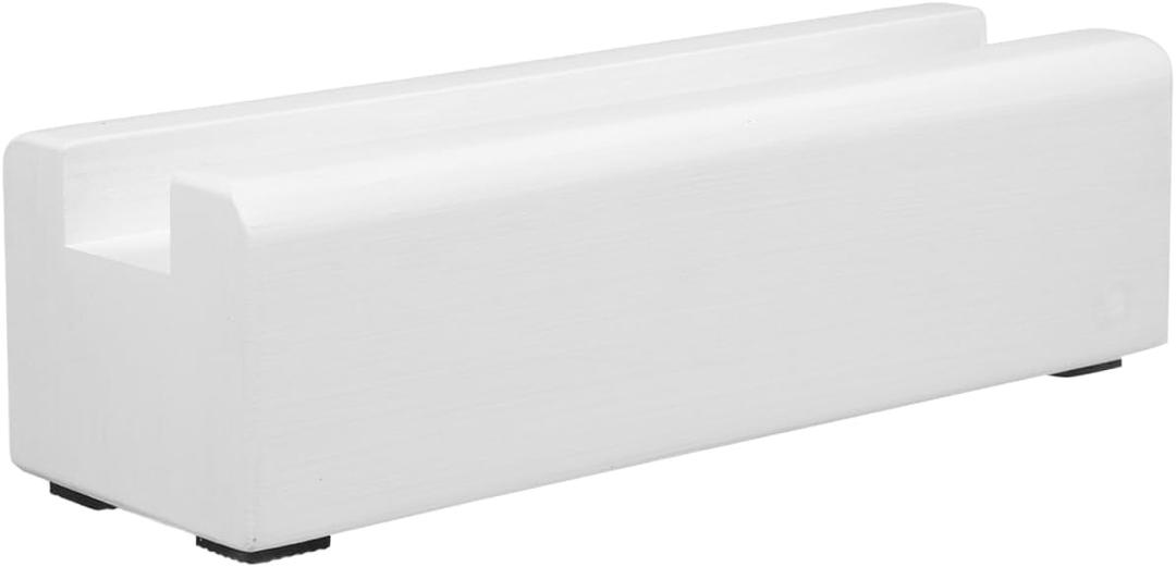 Veemoon Elegant Wooden Floor Mirror Stand Base Non-slip Support for Full Mirrors and Artwork Display Solid Wood Construction for Modern Interiors Deep Walnut Finish