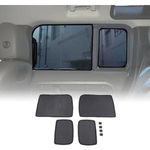 Window Shade Compatible with 2020-2025 L@nd Rover Defender 110, Breathable Mesh Side Window Screens Shade Cover for Baby, UV Rays Protection Sun Shade Blocker (Rear Side Windows 4Pcs)