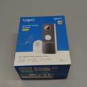 Tapo 2K+ Wired or Battery Powered Smart Video Doorbell with Chime - 180 Field of View, Person/Vehicle/Package Detection, Ring Call, 2-Way Audio, Subscription-Free Local Storage or Optional Cloud,D225