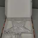 LAWOHO Christmas Tree Topper Warm White Light Star for Christmas Decorations, TreeStar Topper Great for Normal Size Tree, Battery Powered(Not Included), 8.7 Inch