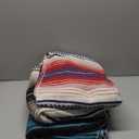 Oudain 4 Pack Mexican Blankets and Throws 45 x 70 Inch, Cotton Outdoor Camping Blanket Woven Serape Yoga Fiesta Picnic Beach Supplies (Stylish Color)
