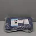 Patient Lift Transfer Belt from Bed to Wheelchair Stair Transfer Emergency Evacuation Chair Pad Safety Medical Lifting Sling Slide Board Transferring for Elderly, Disabled, Adults (Blue - 4 Handles)