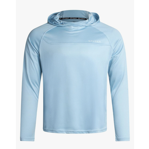 Spyder Mens Rash Guard Long Sleeve Sun Hoodie Shirt - UPF 50+ UV Protection Quick Dry Moisture Wicking Fishing & Swim Shirt(S)