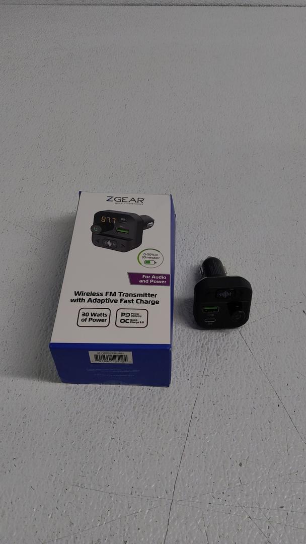 ZGear Wireless FM Transmitter With Adaptive Fast Charge