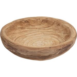 Creative Co-Op Decorative Paulownia Wood Bowl, 19"