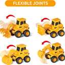 Olbyefly Construction Toys for 2 3 4 5 6 + Year Old Boys Kids Toddlers Girls, Sandbox Excavator Toy Trucks Construction Truck Toys Vehicles Bulldozer Road Roller Toy Christmas Birthday Gifts for Boys