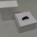 T5577 or UID chip RFID Black Ceramics Smart Finger rewrite Ring 125KHZ/13.56MHZ Wear for Men or Women (T5577 125KHZ-19MM)