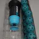 Bandit Sports Baseball Training Mini Tee Popper Bundle, Hitting Tee for Perfect Swings, Batting Equiptment for Practicing Hitting Without a Pitcher (12 Popper Balls Included)