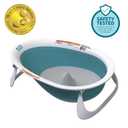 The First Years Sure Comfort Collapsible Baby Bathtub - 2-Position Grow with Me Design - Lightweight and Portable Travel Bathtub for Baby - Ages 0 to 18 Months