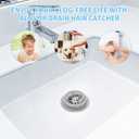 Aluvor Shower Drain Hair Catcher, Shower Drain Cover, Bathtub Drain Hair Catcher for Pop-Up & Regular Drains
