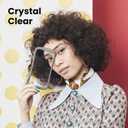 iFace Reflection Designed for iPhone 14 Plus Case (6.7")  Cute Shockproof Hybrid [9H Tempered Glass + Bumper] Wireless Charging Compatible Clear Protective Cover for Girls, Women - Red