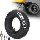 RUTU 16x6.50-8 16x650-8 16x7.5-8 Inner Tube with TR13 Straight Vavle and Installation Accessories for ATV Quad 4 Wheeler Golf Cart Tractor Lawn Mower Tillers Railers Wheelbarrow Utility Trailer