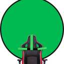 Portable Green Screen Chair with Stand 57 inch Double Sided Chroma Key Backdrop for Zoom/Streaming, Foldable Green Background for Photography, Video Chats, Gaming & Meetings