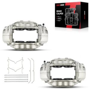 Torchbeam Front Brake Calipers Set for Toyota 2007-2016 Tundra, Toyota 2008-2016 Sequoia, Front Left and Front Right Calipers Replace # 193274+193275