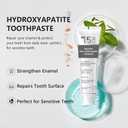 7.5% Hydroxyapatite Toothpaste for Advanced Enamel Protection,Appropriate for Sensitive Teeth,Gentle and Effective Formula,Fresh Mint2pcs