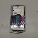 DEERLAMN Case for iPhone 17 6.3-Inch with Slide Camera Cover + Screen Protector (2 Packs), Rotated Ring Kickstand Military Grade Shockproof Protective Cover-Black