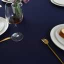 FOLINS&HOME Navy Blue Rectangle Tablecloth 60 x 102 Heavy Duty Wrinkle Free Polyester Table Cloths Waterproof, Washable and Spillproof Table Cover for Party, Banquet, Indoor&Outdoor-Oblong/Rectangular
