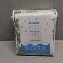 Awellife Vintage Green Shower Curtain, Cotton Floral Cottage Core Spring Shower Curtains for Bathroom 72" W x 72" L