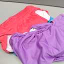 wegreeco Washable Reusable Premium Female Dog Diapers, Medium Large Small Dog Doggie Puppy & Doggy Diapers Female,Period Panties in Heat (Pack of 3, Medium) (Medium (12"-15" Waist), Bright Color)