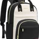 LOVEVOOK Small Backpack Purse for Women, Mini Backpack bag, Cute Fashion Backpack for Daily Travel Work, Beige-Black-Brown