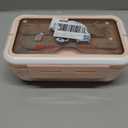 Kawaii Lunch Box, All-in-One Stackable Bento Lunch Box Container, 1100 ML Large Capacity for Adult, Work Lunch Portion Control Bento Boxes, Japanese Leakproof Lunch Container