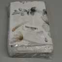 COMMINY Brown Grey Floral Pillow Cover 18x18 Set of 6 Watercolor Throw Pillow Covers Square Cushion Covers for Couch Sofa Living Room Home Decor (Modern Watercolor Flower)