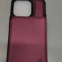 Vinich for iPhone 14 Pro Wallet Case with Card Holder, RFID Blocking Credit Slots Kickstand Shockproof Phone Cover Fit for iPhone 14 Pro 6.1" Wine Red