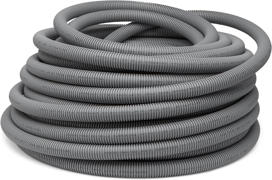 Sealproof 1/2" ENT PVC Electrical Nonmetallic Tubing, 200FT Smurf Tube Flexible Conduit (0.5 Inch)
