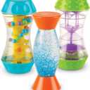 Learning Resources Sensory Trio Fidget Tubes - Bottles For Toddler, Kids Travel Essentials Toys, Fine Motor Skills Gifts, Calm Down Corner Supplies, Bin Activities