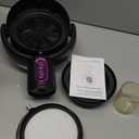 Puff Chill Fan for Smoking, The High Fan for Smoking with 2 Speed Adjustment, Separate Oil Fumes & Easy to Clean, Portable Desktop Smoke Fans for Kitchen Indoors Barbecue, Gifts for Men Women (purple)