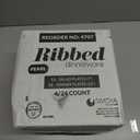 PLASTICPRO 24 Piece Combo Plastic Dinner Plates Disposable Plastic Fancy Heavy Duty Party Dishes 7 inch and 10 inch, Pearl Teal/Blue Ribbed