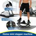 Rock Stepper, Side to Side Exercise Machine, U-Shaped Rock Stepper Machine, Step Rocker Exercise with Uses Silent Technology, Digital Display and Anti-Slip Mat for Home Workout