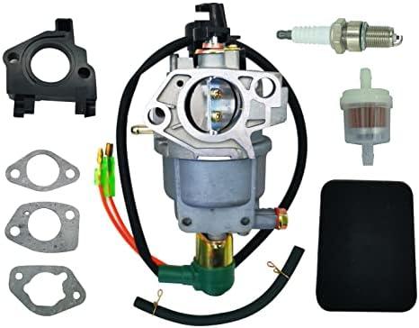 Carburetor Fit for Powerhorse DF7000 DFD7000 7000ES 9000ES 420CC DJ190N Enngine Generator with Air filter Kit