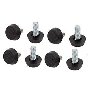 Screw On Furniture Glide Leveling Foot Adjuster for Furniture Legs M8 Thread (8pcs, 8mm x 20mm)