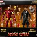 Marvel Legends Series Iron Man (Extremis) & Marvels Mandarin, Avengers Comics Collectible 6-Inch Action Figures