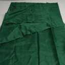 Semi Voile Sheer Curtains 45 Inches Long 2 Panels Rod Pocket Window Treatment for Living Room Bedroom Dining Room(Foliage Green 52" W x 45" L)