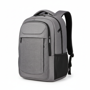 JARWAM Travel Backpack, Laptop Backpack For Men Women, 17 Inch Water Resistant Slim Casual Daypack College School Travel Computer Nurse Work Bag Gift for Men & Women, Grey