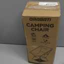 Lightweight Camping Chair, Portable Folding Chair for Camp, Backpacking, Beach, Hiking, Outdoors, Picnics, Khaki