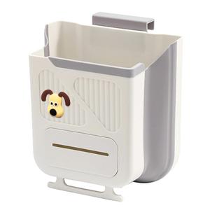 Hanging Trash Can for Kitchen Cabinet Door,2.64 Gallon Collapsible Trash Can,Made of Premium TPR and PP,Ideal for Kitchen and Bathroom, or as A Rv Trash Can and Camping Trash Can